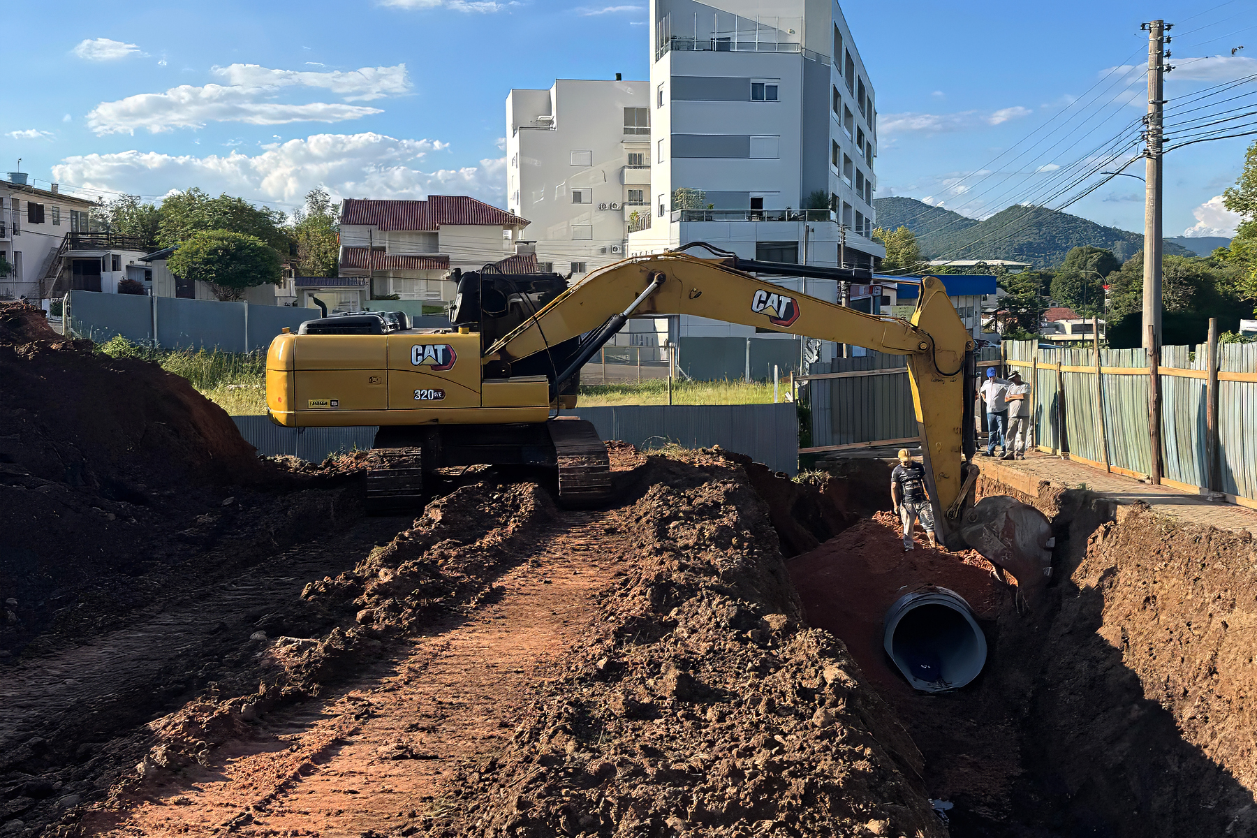 Preparação loteamento